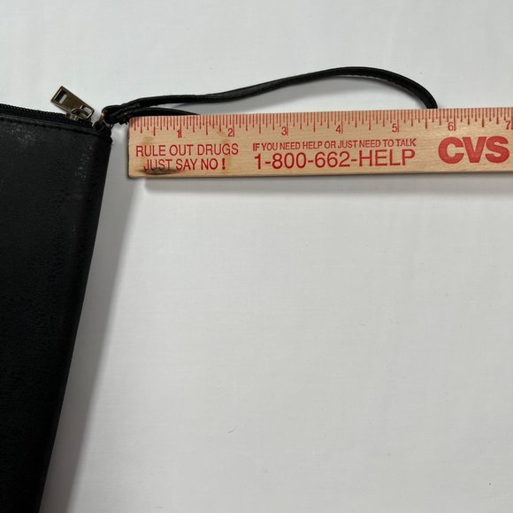Unionbay Elephant wallet zip around wristlet black faux leather boho design‎ - Picture 12 of 12